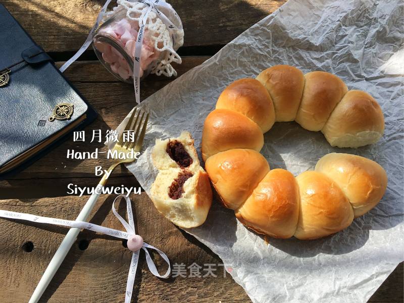 #四session Baking Contest and is Love to Eat Festival#red Bean Paste Small Meal Buns recipe