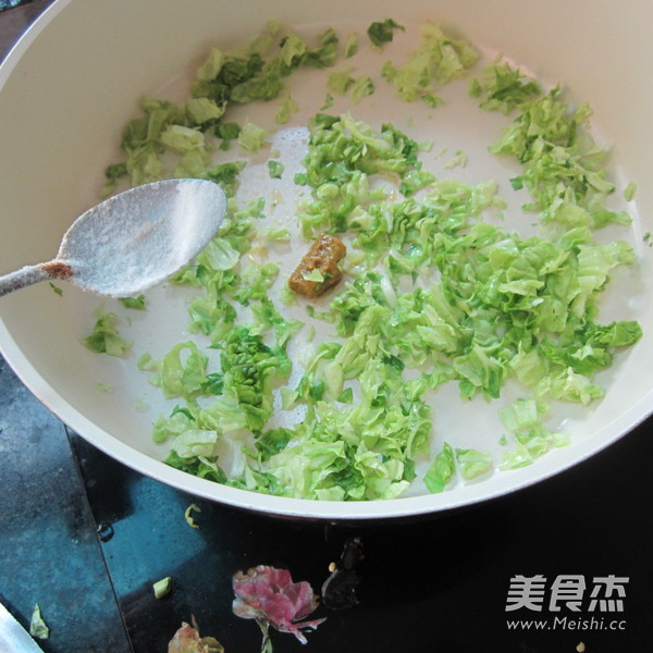 Cabbage Curry Fried Rice recipe