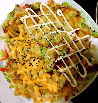 Homemade Okonomiyaki recipe