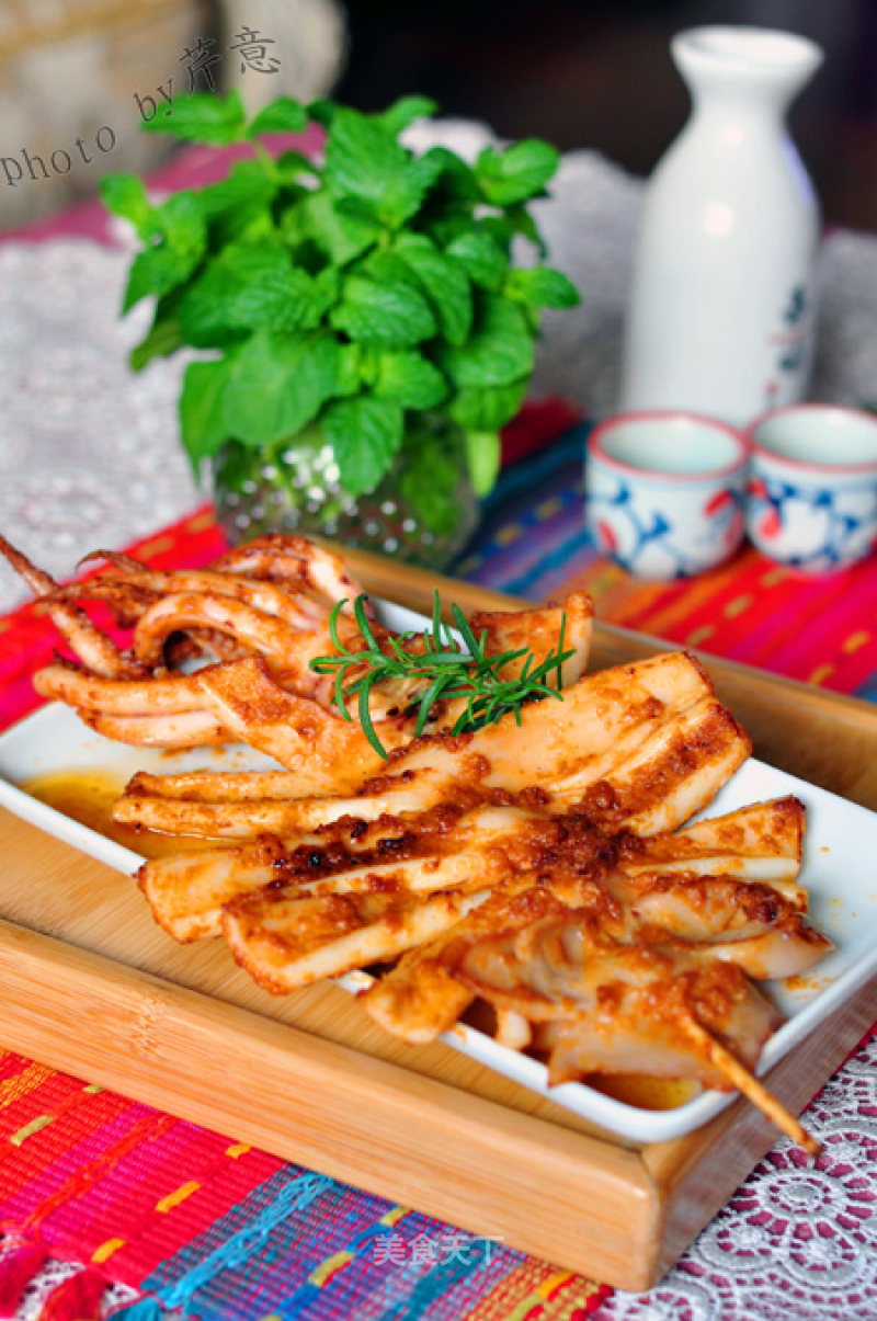 Korean Style Grilled Squid recipe