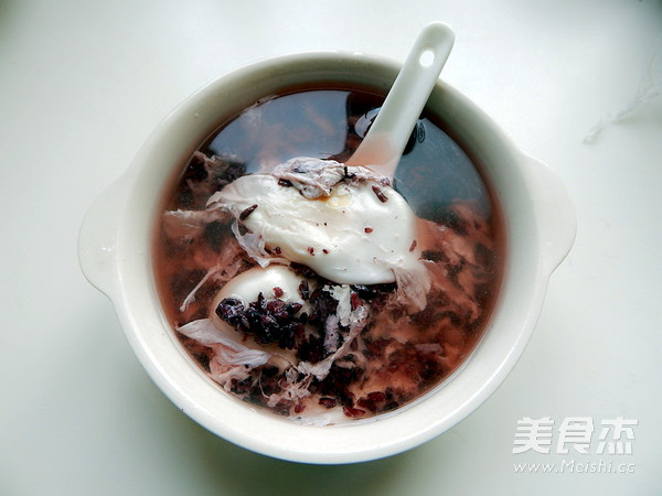 Black Rice Wine Stuffed Boiled Egg recipe