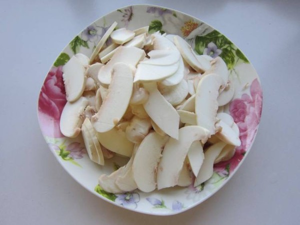 Fried Mushrooms with Snow Peas recipe