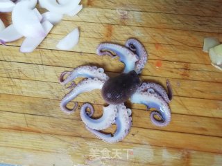 Stir-fried Octopus with Black Pepper Sauce recipe