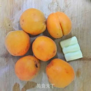 White Chocolate Baked Apricots recipe