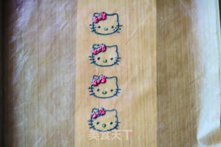 Hand Painted Cream Cake Roll recipe