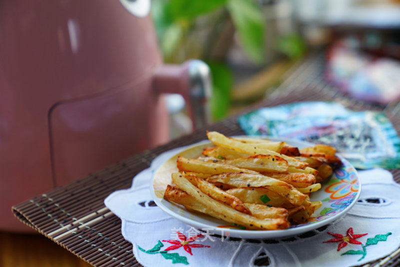 Black Pepper Cheese Fries recipe