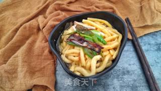 Corn Noodles with Scallion Oil recipe