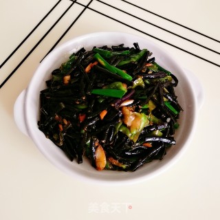 Fried Purple Beans recipe