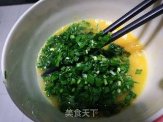 Scrambled Eggs with Leek recipe