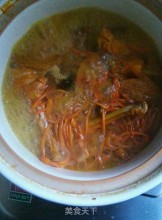 Stewed Chicken with Cordyceps Mushroom recipe