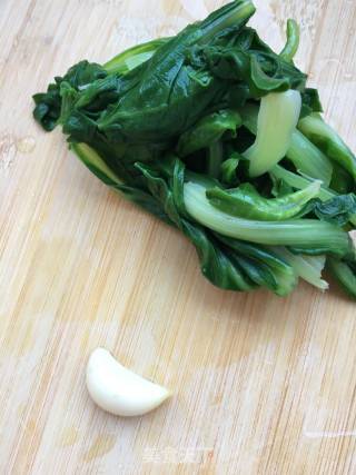 Abalone with Spinach in Oil recipe