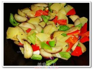 Vegetarian Sauteed Three Vegetables recipe