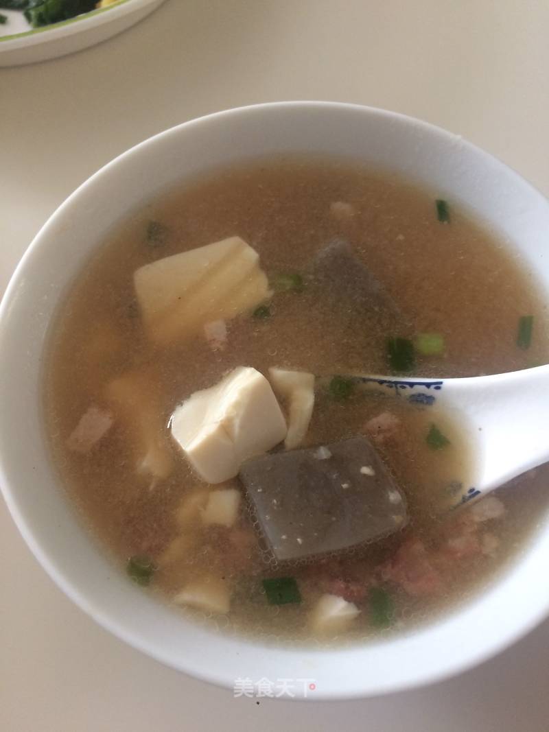 Konjac Tofu Miso Soup