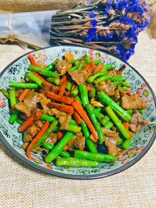 Stir-fried Pork Heart with Beans recipe