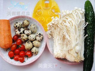 Happy Little Chicken Family-enoki Mushroom recipe