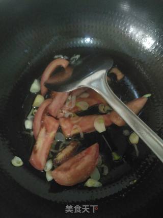 Stir-fried Chinese Cabbage with Tomatoes recipe