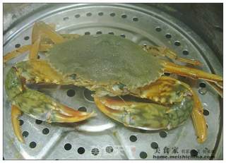 Steamed Three-men Big Blue Crab recipe