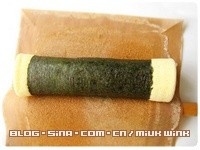 【cake Roll Sushi】seaweed Floss Omelet recipe