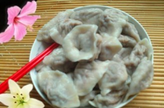 Radish Pork Dumplings recipe