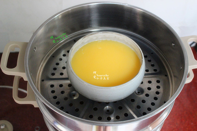 Mid-autumn Festival Reunion Dinner, Steamed Egg with Krill recipe