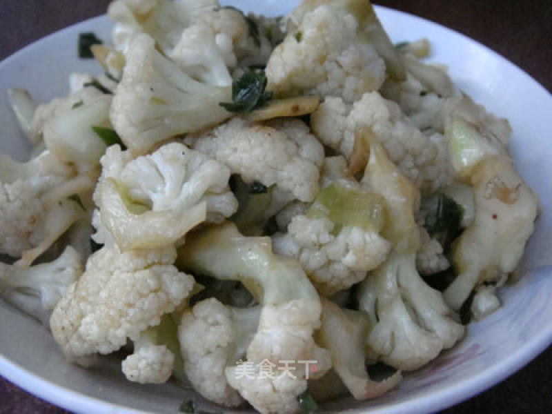 Green Stir-fried Cauliflower recipe