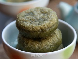 Pan-fried Qingming Cake recipe