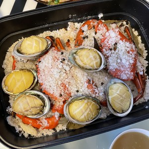 Family Version Salt-baked Seafood (applicable to Crab, Abalone, Snails and Shrimp) recipe