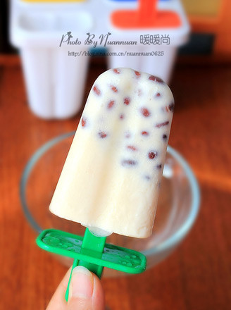 Red Bean Cream Popsicles recipe