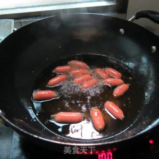 Fried Hot Dog recipe