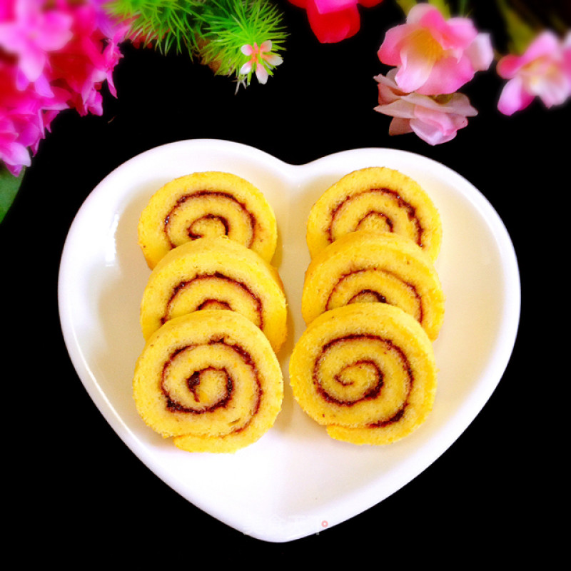 Blueberry Pumpkin Cake Roll recipe