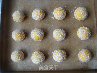 Pumpkin Floss Coconut Balls recipe