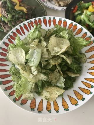 Potato Chips Lettuce Salad recipe