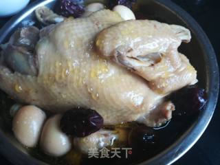 Stewed Chicken with Red Dates, Longan and Lotus Seed recipe