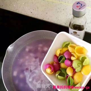 Guoguo Mother Food Supplement [yam, Purple Sweet Potato, Double Rice Porridge, Conch Noodles] recipe