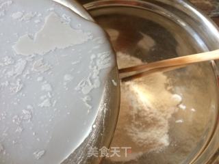 #me制豆奶实验室# Sweet-scented Osmanthus Honey Soy Milk Glutinous Rice Cake recipe