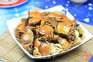 Fried Crab with Basil recipe