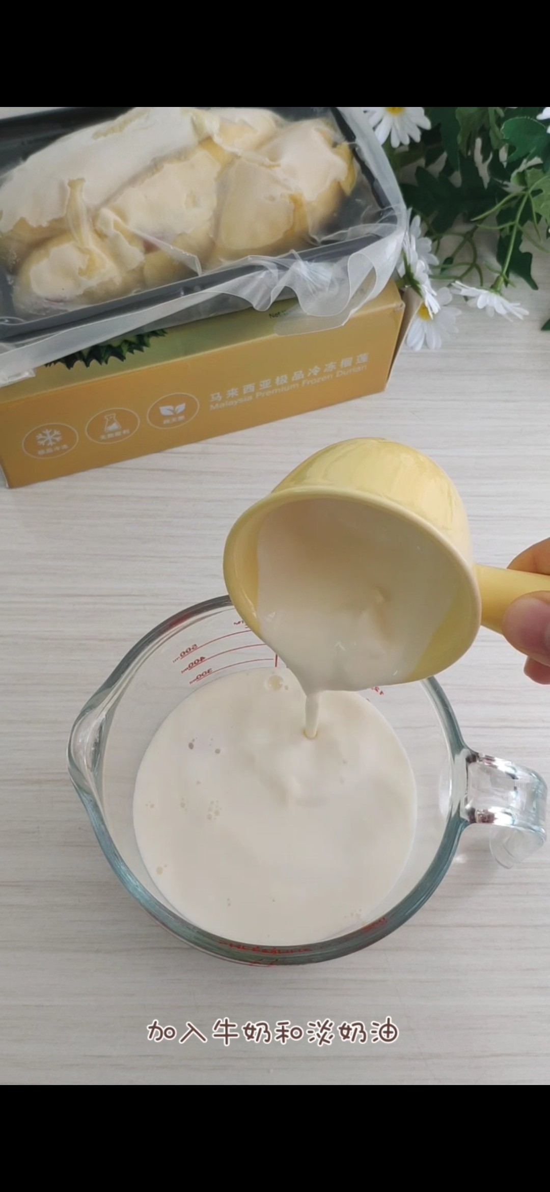 Durian Pudding recipe