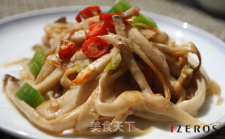 Shredded Pleurotus Eryngii with Fresh Pepper [gourmetmaxx Western Chef Machine Edition] recipe