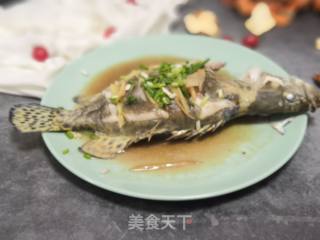 Every Year You Have A Home Cooking-steamed Mandarin Fish recipe