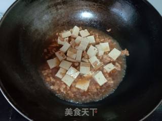 Boiled Tofu with Minced Meat and Egg recipe