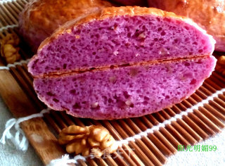 Purple Sweet Potato Walnut Bread recipe