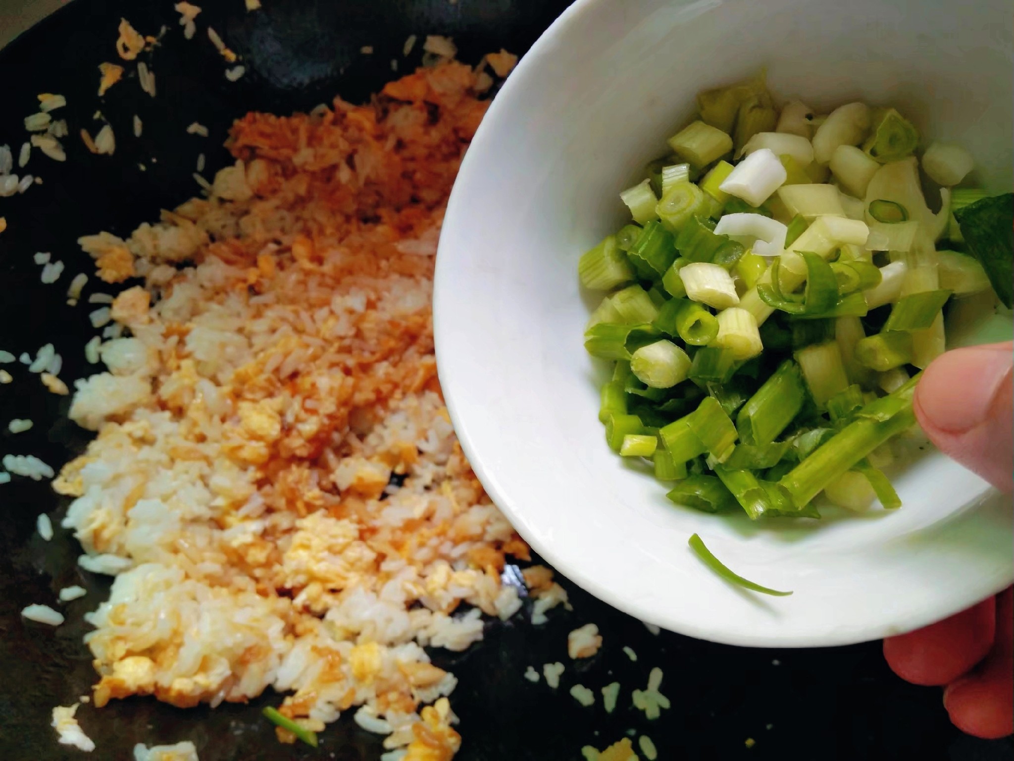 Soy Sauce Egg Fried Rice recipe