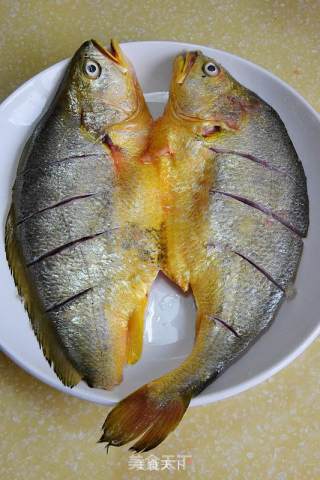 Fresh on Top of Fresh—steamed Large Yellow Croaker with Prawn Paste recipe