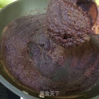 Homemade Pumpkin Pie with Bean Paste recipe