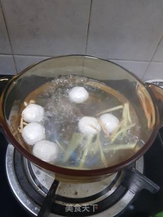 Green Vegetable Tofu Meatball Soup recipe