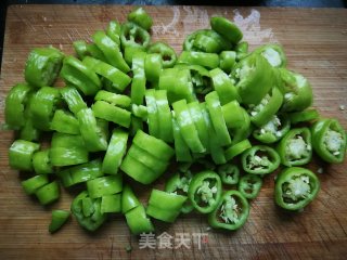 Stir-fried Green Peppers with Tempeh recipe