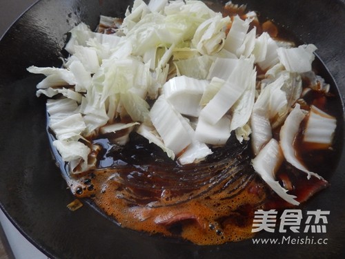 Cabbage Beef Stewed Vermicelli recipe