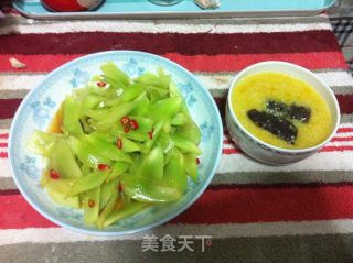 Refreshing and Crispy Lettuce recipe