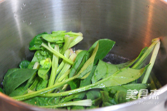 Nuts Spinach recipe