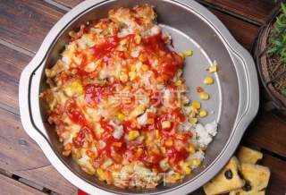 Savory Bacon and Cheese Baked Rice recipe